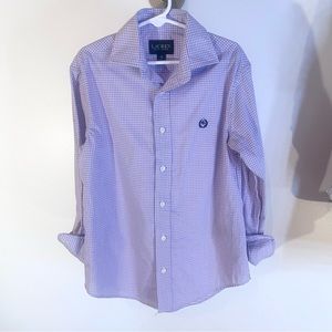 Boys Ralph Lauren Purple Collared Dress Shirt